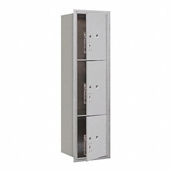 SALSBURY INDUSTRIES Mailbox Front Loading 56-3/4 H 3 Doors, 52UA37