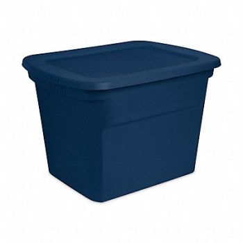 STERILITE Storage Tote Blue Polypropylene, 52VN72