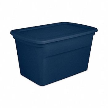 STERILITE Storage Tote Blue Polypropylene, 52VN73