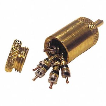 ROBINAIR Valve Core Removal Tool Brass 1/4, 52VN80