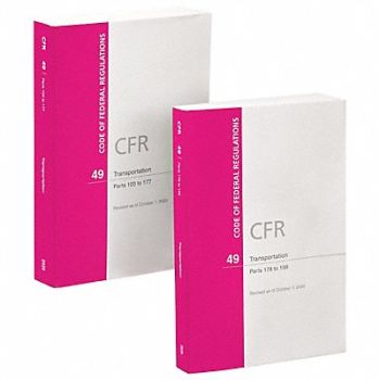 JJ KELLER Reference Book 49 CFR Parts 100 To 199, 52VN97