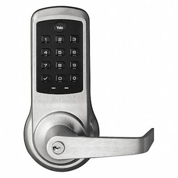 YALE NEXTOUCH Electronic Keyless Lock Push Button, 52WN48
