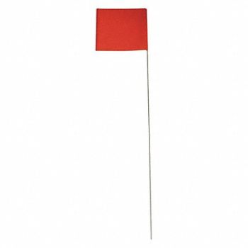 GRAINGER APPROVED Tractor Flag Red/Orange 72 H, 52WP77