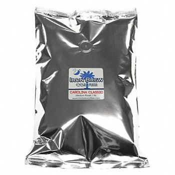 IRON BREW Coffee Carolina Classic Caff Whole Bean, 52WR23