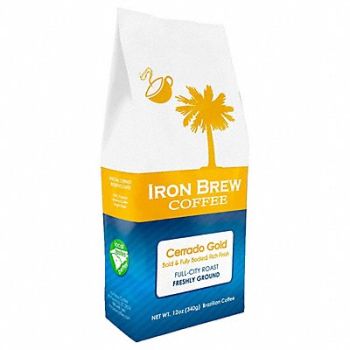 IRON BREW Coffee Cerrado Gold Caff Ground, 52WR45