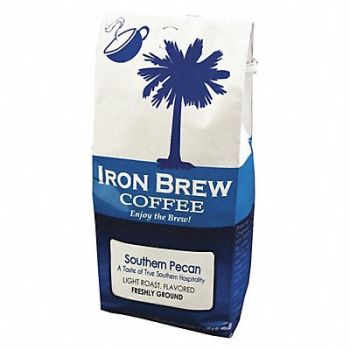 IRON BREW Coffee Southern Pecans Caff Ground, 52WR48