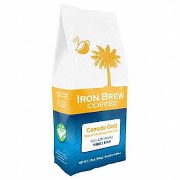 IRON BREW Coffee Cerrado Gold Caff Whole Bean, 52WR52
