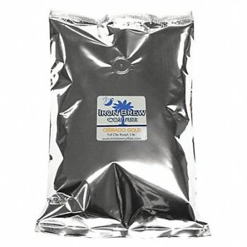 IRON BREW Coffee Cerrado Gold Caff Ground, 52WR65