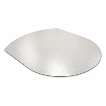 FLOORTEX Chair Mat Contoured Clear 39 x49, 52WX26