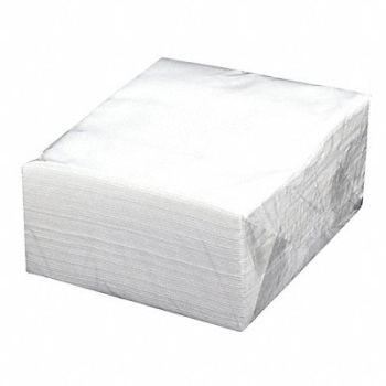TOUGH GUY Dry Wipe 12 x 12-1/2 White PK18, 52WY25