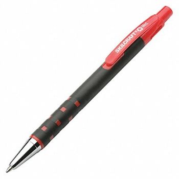 ABILITY ONE Ballpoint Pens 1.0mm Red PK12, 52WY76
