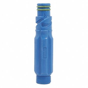 AQUOR WATER SYSTEMS Hose Connector Acetal Resin Blue, 52WY95