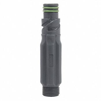 AQUOR WATER SYSTEMS Hose Connector Acetal Resin Gray, 52WY96