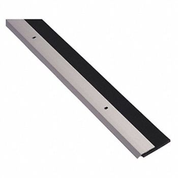 NATIONAL GUARD Door Sweep Single Fin Anodized Alum, 52WZ97