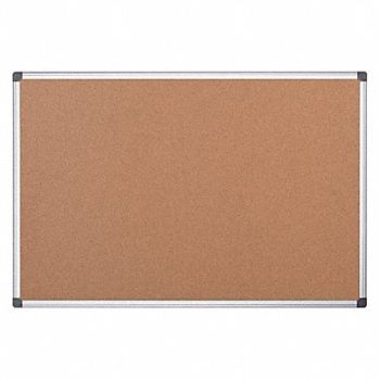 MASTERVISION Bulletin Board Cork 94-1/2 W, 52XG57