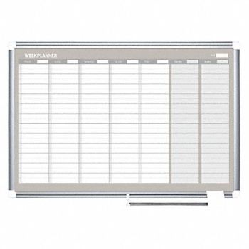 MASTERVISION Dry Erase Board 25-63/64 H 42-21/64 W, 52XG63