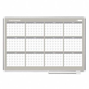 MASTERVISION Dry Erase Board 37-13/16 H 50-13/64 W, 52XG67