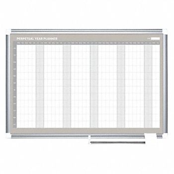 MASTERVISION Dry Erase Board 37-13/16 H 50-13/64 W, 52XG68