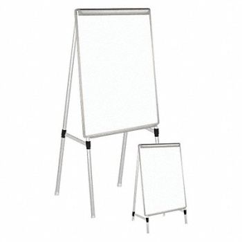 MASTERVISION Dry Erase Board Easel 79 H 30 W, 52XG98