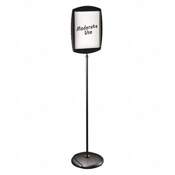 MASTERVISION Floor Stand Sign Holder 66 H, 52XH11