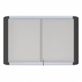 MASTERVISION Enclosed Bulletin Board 72 W 48 H, 52XH23