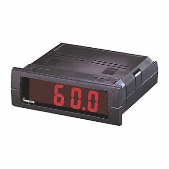 SIMPSON ELECTRIC Panel Meter 0 to 10VDC Input Range, 52XH58