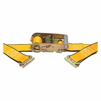 KINEDYNE Tie Down Strap Ratchet Poly 20 ft., 52XH71