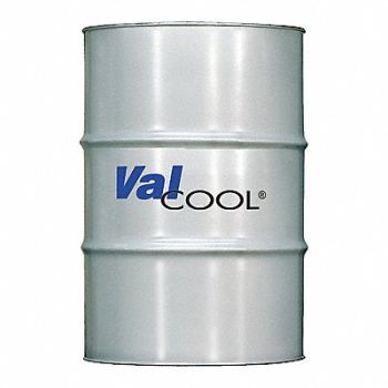 VALCOOL Semi-Synthetic Coolant Amber Drum 55gal., 52YA51