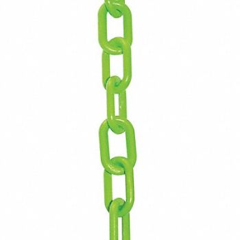 MR. CHAIN Plastic Chain 2 50 ft L Safety Green, 52YC01