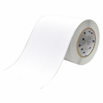 BRADY Printer Label Roll Vinyl 6 W, 52YC15