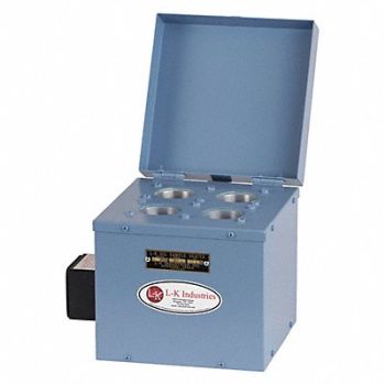 LK INDUSTRIES Block Heater 220V Cap. 4x100mL, 52YH62