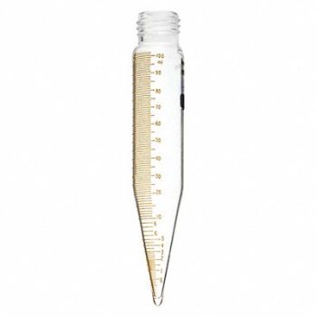 LK INDUSTRIES Centrifuge Tube 100mL Cap. 8 L PK6, 52YJ52