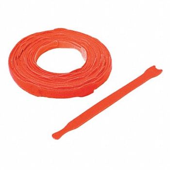 VELCRO BRAND Perforated Strap 8 in Orange PK900, 52YL98