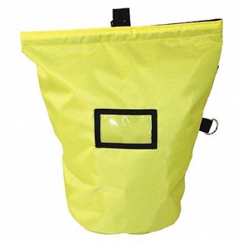 R B FABRICATIONS Mask Bag Yellow 9 L, 52YN55