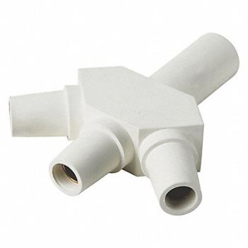 LEGRAND Triple Connector 3R Nema 16 Series White, 52YN87