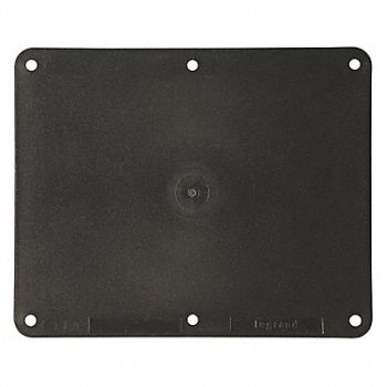 LEGRAND Outlet Box Plate 2 Gangs Nylon Cover, 52YN94