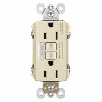 LEGRAND Nightlight GFCI Combo Dplx Switch 125VAC, 52YN97