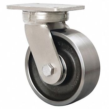 HAMILTON Kingpinless Plate Caster Swivel 3500 lb., 52YU07