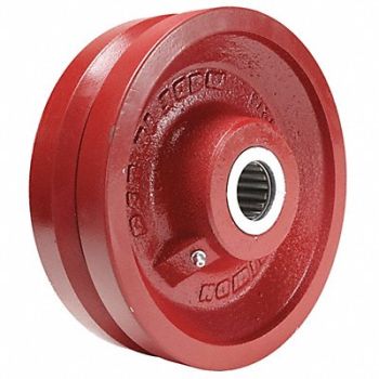 GRAINGER APPROVED V-Groove Track Wheel 10 Wheel Dia, 52YU17