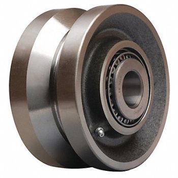GRAINGER APPROVED V-Groove Track Wheel 6 Wheel Dia, 52YU37