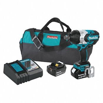 MAKITA Impact Wrench Cordless Full-Size 18VDC, 52YW96