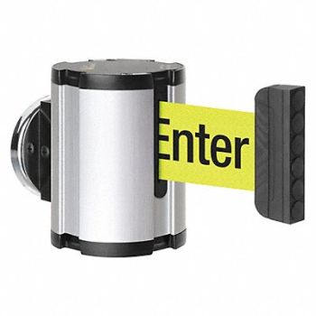 LAVI J5942 Retractable Belt Barrier Brushed Nickel, 52YY79
