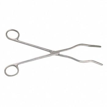 SCIENTIFIC LABWARES Tongs SS 9-1/2 L, 52ZK10