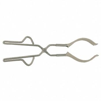 SCIENTIFIC LABWARES Flask Tongs SS 12-1/2 L, 52ZK19
