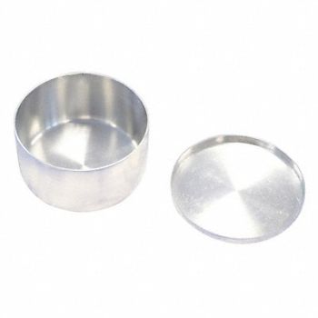 SCIENTIFIC LABWARES Weighing Dish 27mL Aluminum PK12, 52ZK45