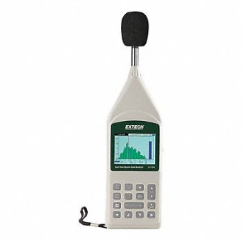 EXTECH Sound Level Meter LCD 30 to 130 dB Range, 52ZK76