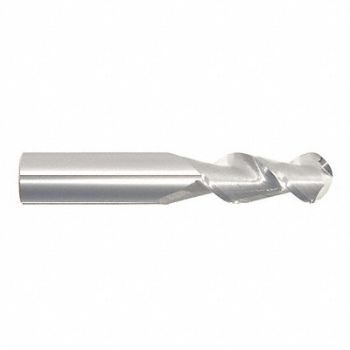 GRAINGER APPROVED Ball End Mill Single End 1 Carbide, 52ZT39