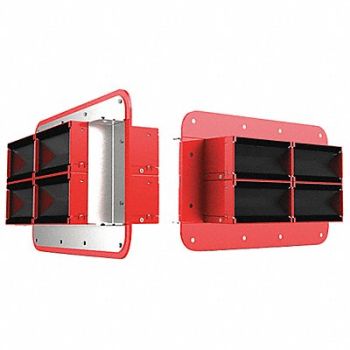 STI MARINE Fire Barrier Pathway Rectangle 6 L Red, 52ZW84