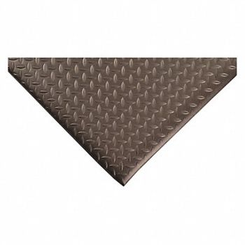 NOTRAX Antifatigue Runner Black 4ft. x 75ft., 38AY09