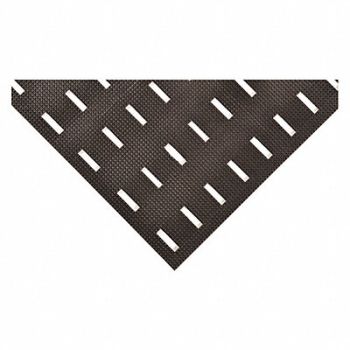 NOTRAX Drainage Mat 5 ft L 3 ft W Black, 52ZY11